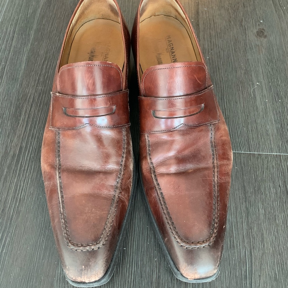 Magnanni Neiman Marcus Brown Loafers